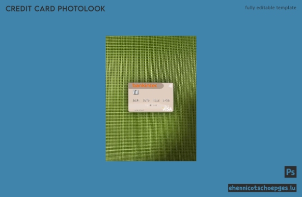 Spanien Bankinter Visa Debitkarte Fotoansicht Beispielvorschau